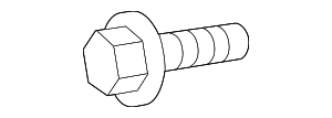 489354P00B - : Lower Shaft Bolt for Nissan Image