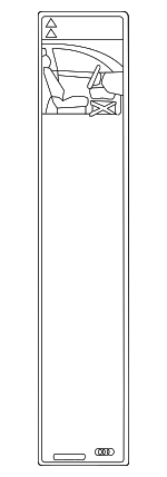 1C0010332 - Electrical: Air Bag Information Label for Audi Image