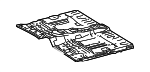 581110C100 - Body: Front Floor Pan for Toyota: Tundra Image