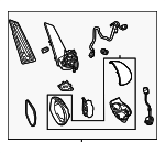 76200TK8A51ZD - : Mirror Assembly for Honda: Odyssey Image