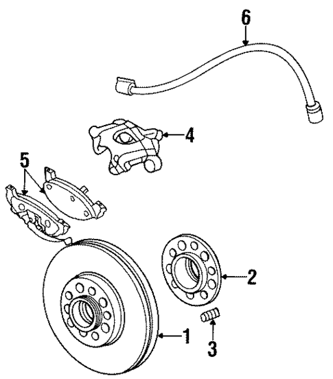 Brake Components for 2001 Chrysler Prowler #0