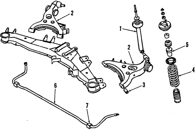 56210U7627 - Suspension: Strut for Nissan: Maxima Image