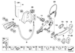 51217207529 - : Handle Bracket, Left Prime-Coated for BMW Image