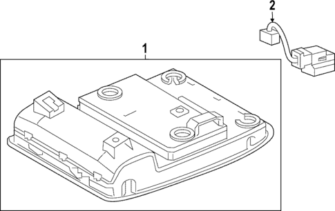Overhead Console for 2025 Toyota Corolla Cross #0
