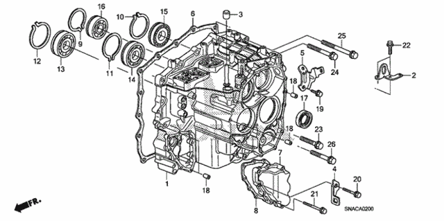 AT Transmission Case for 2010 Honda Civic #0