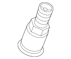 24455308 - : 2008-2011 Saab - Tire Pressure Monitor Sensor Nut for Saab: 9-3, 9-3X, 9-5 Image