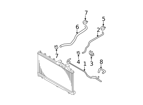 Trans Oil Cooler Lines for 2013 Subaru Forester #0