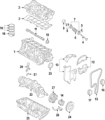 30731540 - : Bearing Set for Volvo Image