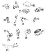 68204397AA - Electrical: Compressor Temperature Sensor for Ram: 1500 Image