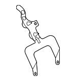 17127856956 - Cooling System: Inter-cooler Upper Bracket for BMW Image