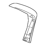 MR595728XB - Body: Seat Back Panel for Mitsubishi Image