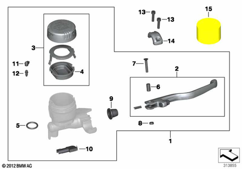Control Assembly for 2006 BMW-Motorrad K 1200 S #1