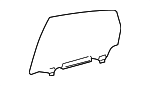6810347080 - Body: Door Glass for Toyota: Prius V Image