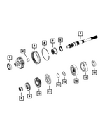 68089689AB - Transfer Case and Power Transfer Unit: Input Gear Bearing for Mopar Image