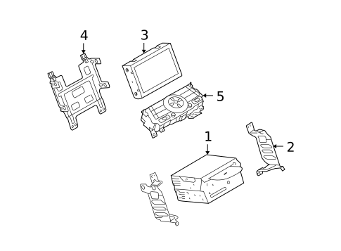 Navigation System Components for 2008 INFINITI G35 #0