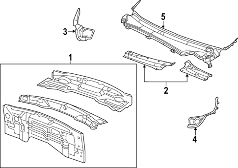 Cowl for 2023 Dodge Durango #0