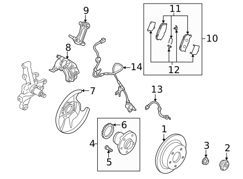 Brake Hydraulics for 1999 Mazda 626 #0