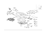2119120022 - Driver Seat: Cushion Frame for Mercedes-Benz Image
