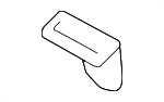 91568SDAA01 - Body: Back Glass Clip for Honda: Accord, Civic, Odyssey, Pilot, Ridgeline Image