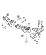 5147257AD - 2.4L Gas; Engine VVT: Engine Mount Bracket for Mopar Image
