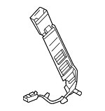 LR170490 - Electrical: Center Buckle for Land Rover: Defender 110, Defender 130, Defender 90 Image
