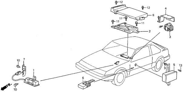 Controller for 1988 Acura Integra #0