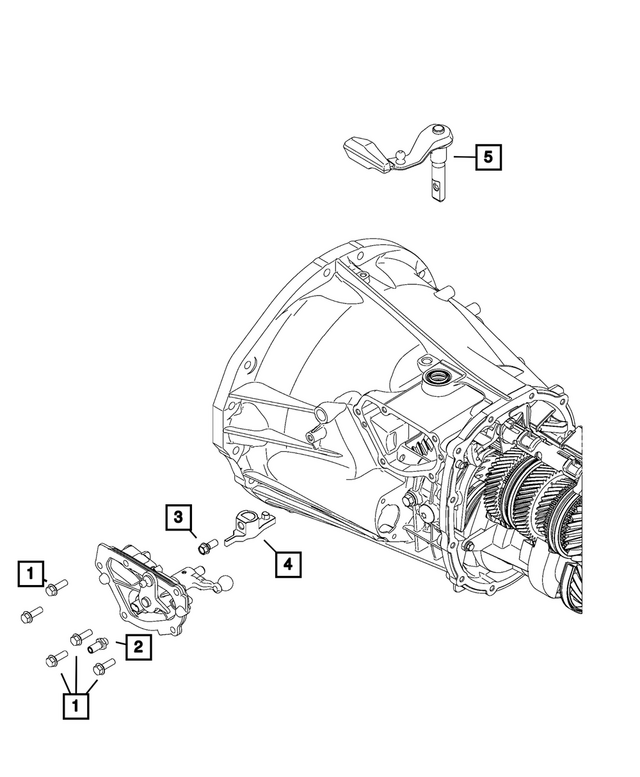 68331273AA - Transmission: Hex Flange Head Bolt for Mopar Image
