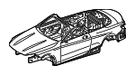 2176000505 - Body: Body Assembly for Mercedes-Benz Image