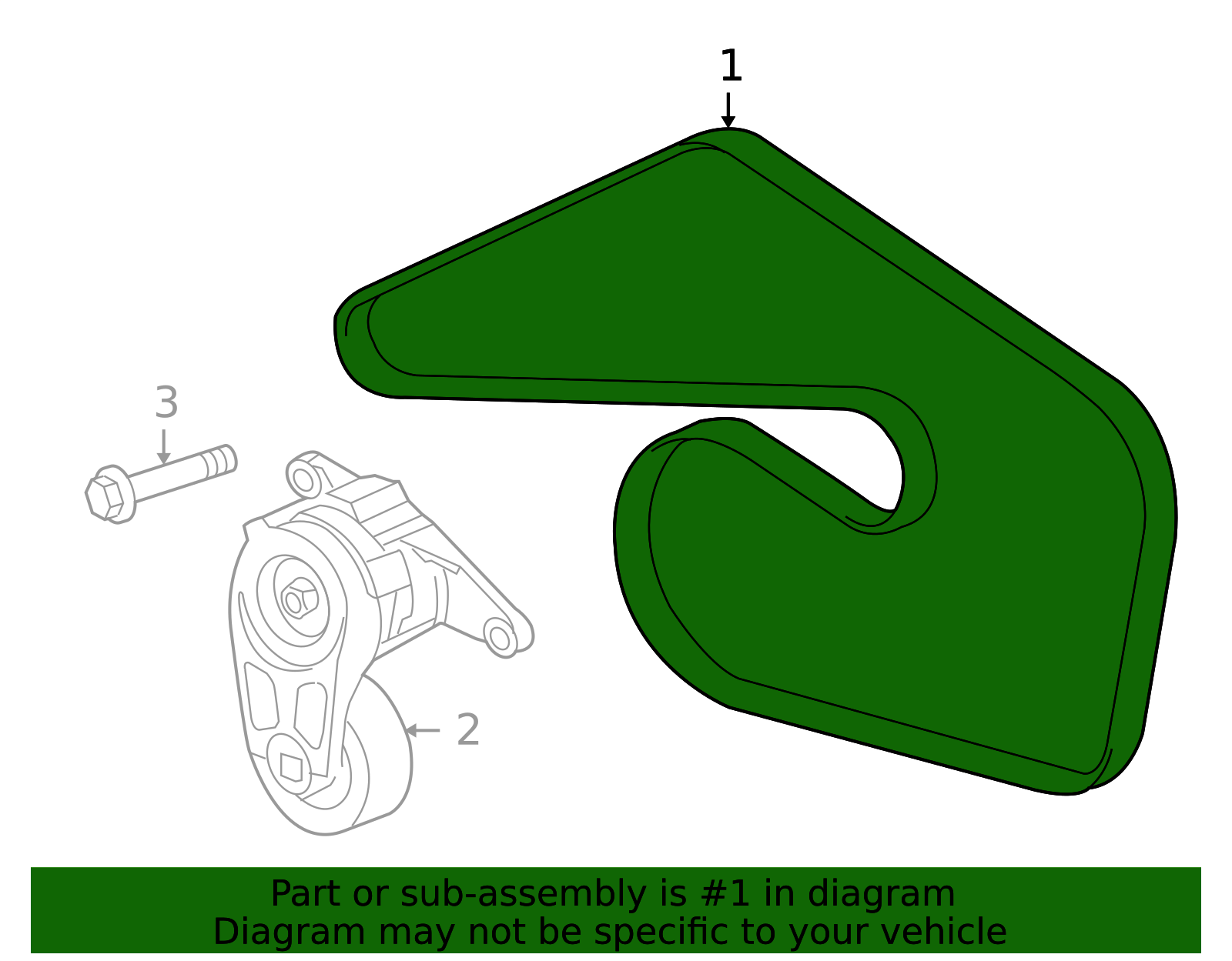 2010-2014 Cadillac CTS V-Ribbed Serpentine Belt 12638664 | OEM Parts Online