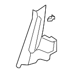 4L0867767D1CT - Body: Lower Pillar Trim for Audi: Q7 Image