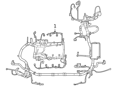 Wiring Harness for 2009 Lincoln MKX #0