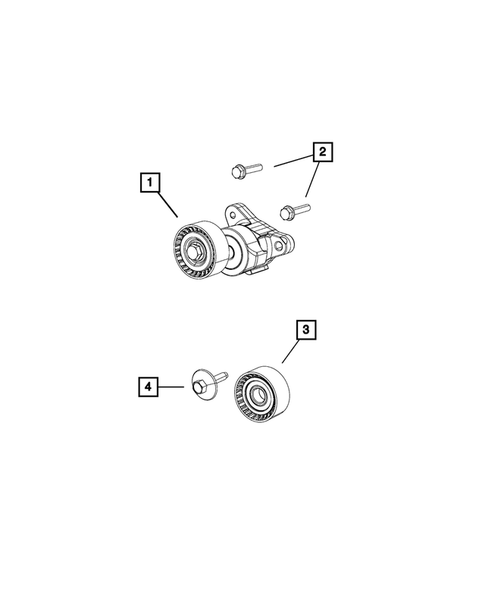 Pulleys and Related Parts for 2020 Jeep Renegade #0