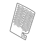 89370CW000 - Body: Seat Back Heater for Hyundai Image