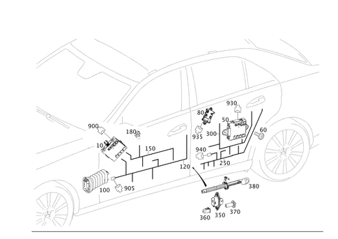 Door Wiring Harness and Door Control Unit for 2014 Mercedes-Benz E400 #0