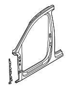 80A809840ASTL - Body: Aperture Panel for Audi: Q5, Q5 PHEV, SQ5 Image