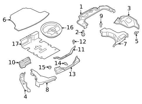 Interior Trim - Rear Body for 2015 INFINITI Q60 #1