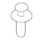 155400061 - Body: Scuff Plate Clip for INFINITI: EX35, EX37, FX35, FX37, FX50, G20, G35, G37, I30, I35, M35, M35h, M37, M45, M56, Q45, Q50, Q60, Q70, Q70L, QX30, QX50, QX55, QX56, QX60, QX70, QX80 Image