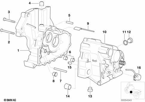 Housing with Cover for 2003 BMW-Motorrad R 1200 C Independent #0