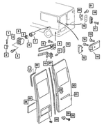 5104611AA - Doors and Related Parts: Cotter Pin for Dodge: Sprinter 2500, Sprinter 3500 Image