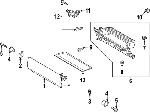 Glove Box for 2022 Ford F-150 #0