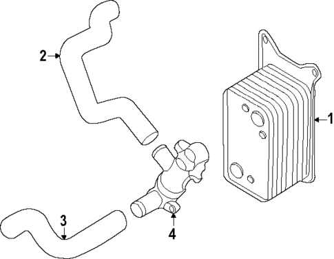 Oil Cooler for 2025 Kia K5 #0
