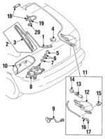 F4BZ17526B - Body: Wiper Arm for Ford: Aspire Image