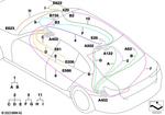 61115A71963 - Vehicle Electrical System: Rep.Module Antenna Wire Wi-Fi/BluetoothÂ® for BMW Image