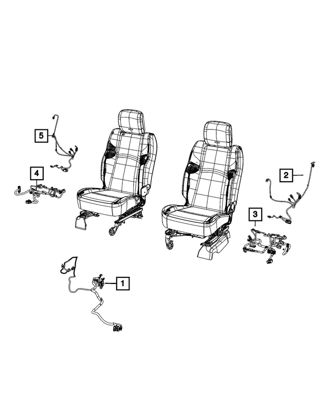68484689AA - Electrical: Seat Wiring for Mopar Image