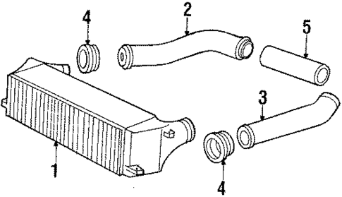 Intercooler for 1990 Porsche 944 #0
