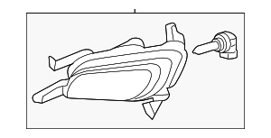 922012T550 - : Fog Lamp Assembly for Kia: Optima Image