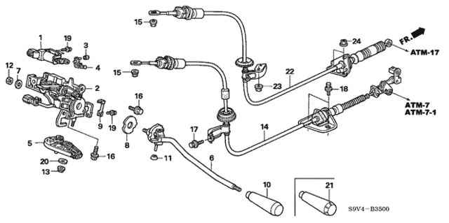 Select Lever for 2005 Honda Pilot #0