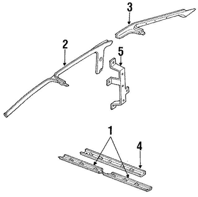 E92Z6103598E - Body: Front Molding for Ford: Probe Image