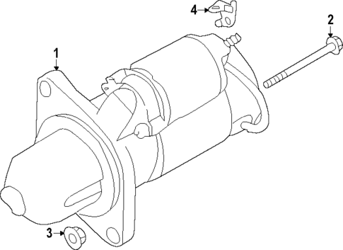Starter for 2025 Subaru Forester #0