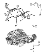 56050223AD - Electrical: Cradle Wiring for Mopar Image